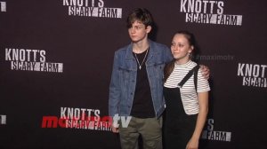 Ty Simpkins "Knotts Scary Farm 2016" Black Carpet