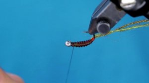 Мушка на хариуса с применением силиконовой нити