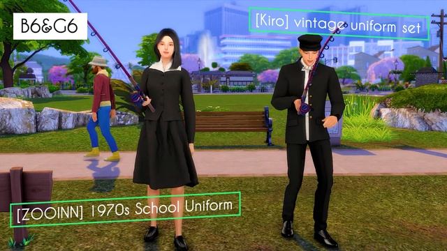 CC FINDS | Korean School Uniform | Sims 4 смотреть онлайн