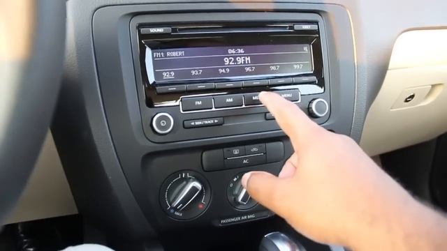 How to enable the AUX input on the base radio RCD310