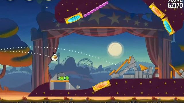 Angry Birds Seasons 3 Level 1-13 Abra-ca-Bacon 3 Star Walkthrough