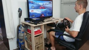 Руль с коробкой передач и педалями Medion Speedmaster MD 85174 (PC, Playstation 2, XBOX, Nintendo)
