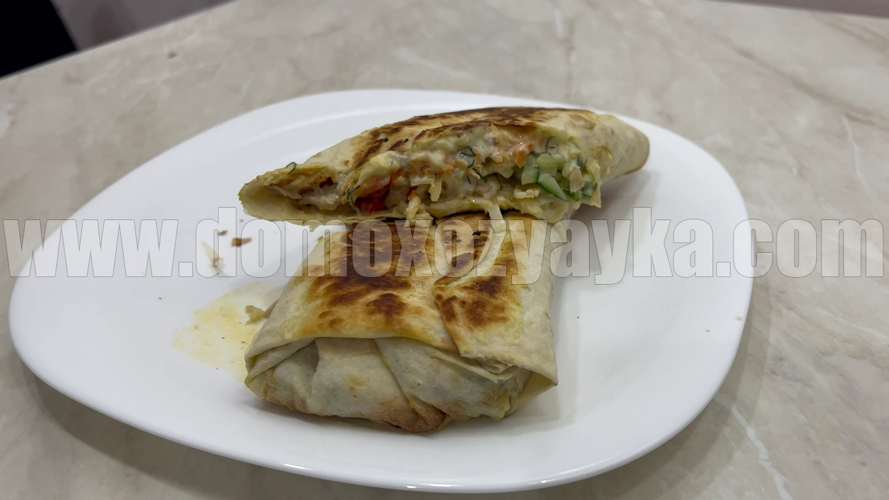 Домашняя шаурма за 1 минуту смотреть онлайн