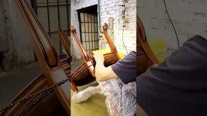 Обивка стула гвоздевой лентой
