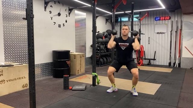 Трастеры с гантелями смотреть онлайн