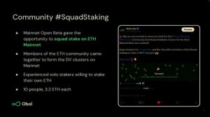 Squad Staking in 2024: Opportunities for Solo Stakers With DVT | Brett Lee - Obol Labs