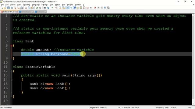 static Variables in Java (Hindi/Urdu) || Static Keyword in Java | coded fork смотреть онлайн