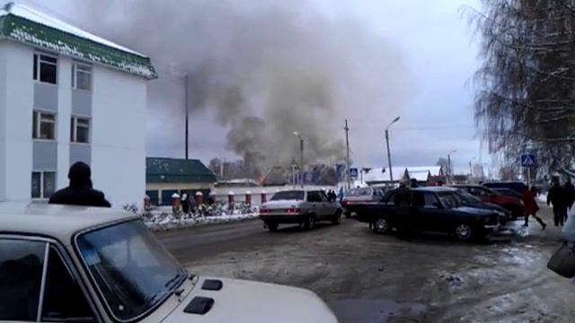 Пожар в городе Агрыз смотреть онлайн