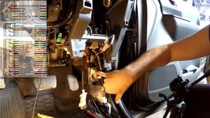 Как самому установить сигнализацию с автозапуском StarLine A91 на Noah / Voxy 2008г.в. ДимАСС