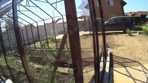 Теплица под стекло "Botanik" обзор внутри