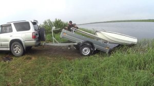 Кайман 300 (Антал), Слип на воду с автомобильного прицепа ССТ-7132-02-С