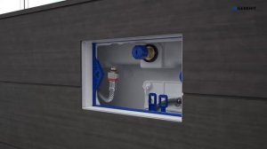 Geberit AquaClean Tuma Монтаж подвесного унитаза с крышкой биде Установка инсталляции и кнопки