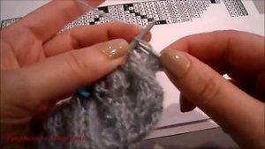 Шаль "Замерзшие листья". Часть №1