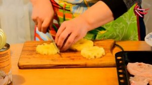 Мясо по французски из куриного филе с ананасами | Тёщины Рецепты ?