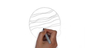как нарисовать юпитер,how to draw Jupiter,cómo dibujar Júpiter,comment dessiner Jupiter