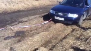 Ауди кватро вытягивает уаз(1)