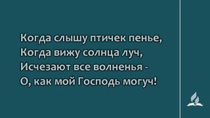 №132 Наполняет сердце радость | Караоке с голосом | Гимны надежды
