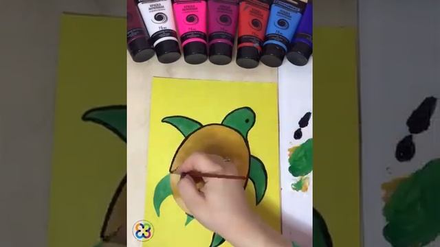 1. Мастер-класс по рисованию "Цветная черепашка" смотреть онлайн