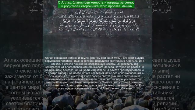 Коран Сура Ан Нур Полный | Чтение Корана с русским переводом| Quran Translation in Russian