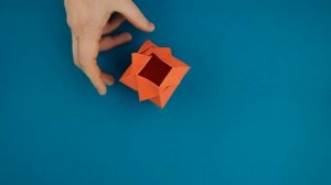 Тюльпан в вазе. Оригами