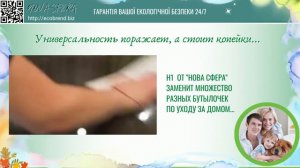 Моющие средства "НОВА СФЕРА" - экономичность, универсальность!