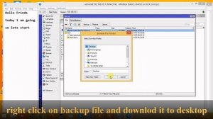 Mikrotik Backup and Restore configuration || Winbox