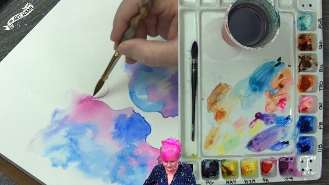 MOTHER AND CHILD Easy How to Paint Watercolor Step by step MOTHER'S DAY | The Art Sherpa