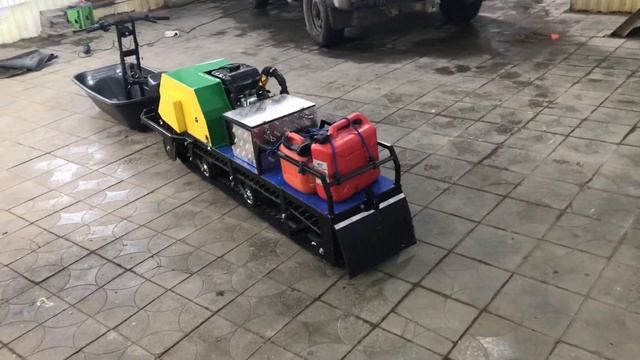 Самодельный Супер лонг мотобуксировщик 380 смотреть онлайн