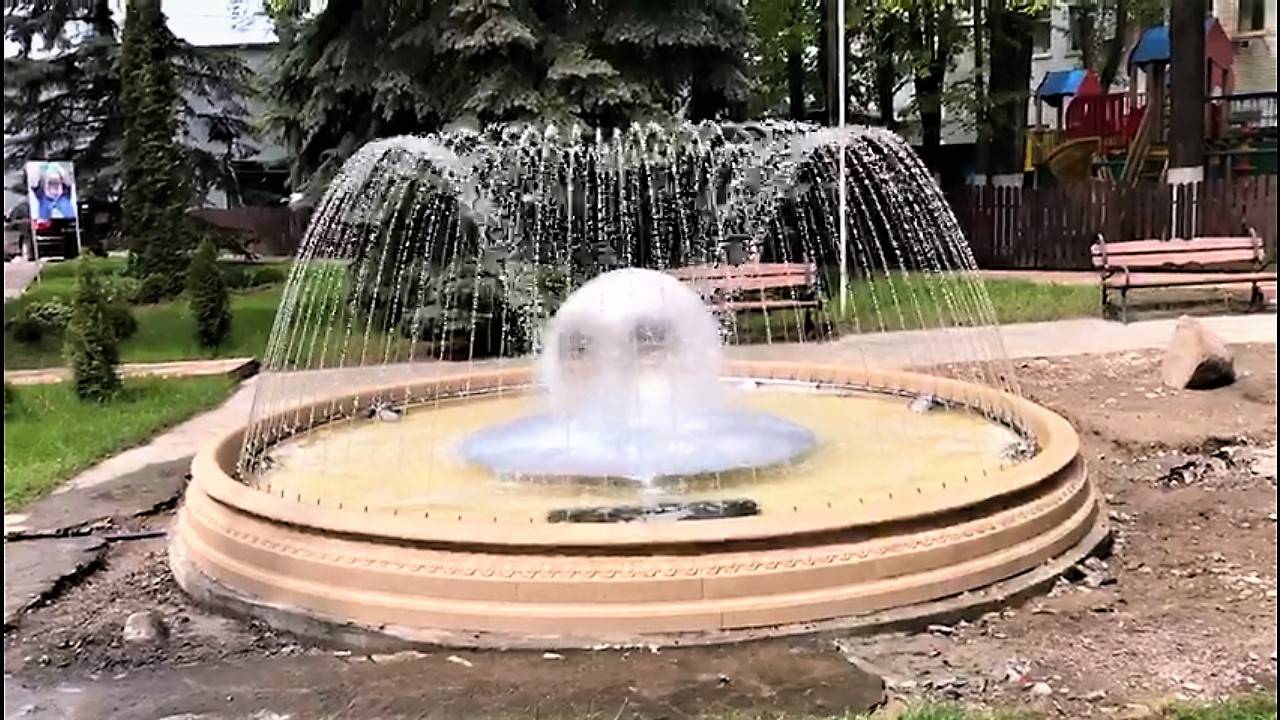 Фонтан - Прозрачный Шар