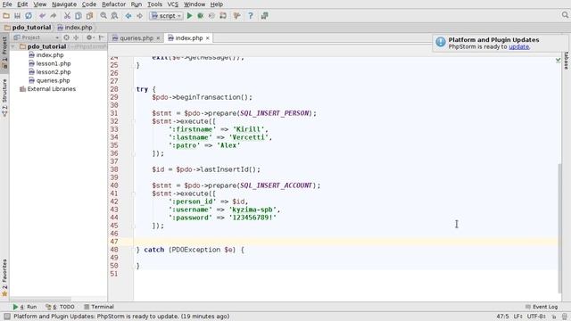 [PDO] Урок №3 - Транзакции (в конце сюрприз) смотреть онлайн