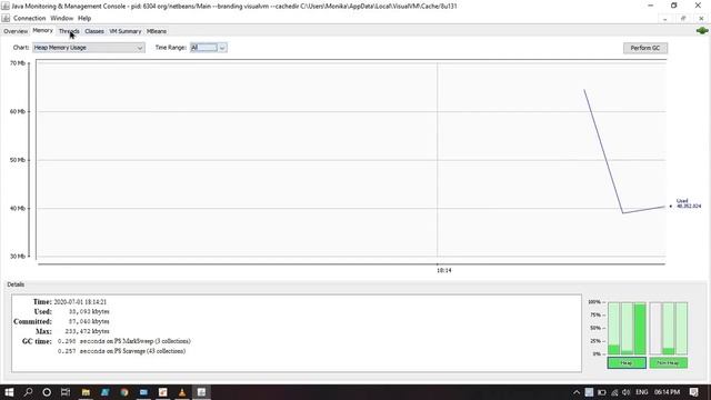 Jconsole - Java Memory Management Tool смотреть онлайн