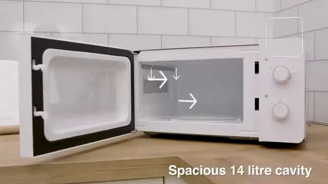 Daewoo QT3R Compact Manual Control Microwave Oven, 600 W, 14 Litre, Pink/White смотреть онлайн