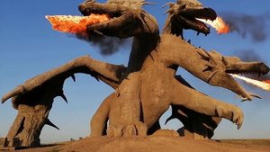 Змей Горыныч ожил. Кудыкина Гора .Липецкая область .