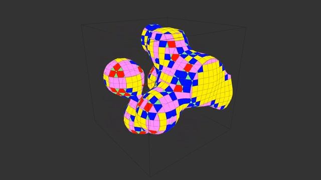 Rendering 3D metaball particles using Java, OpenGL with fragment coloration смотреть онлайн