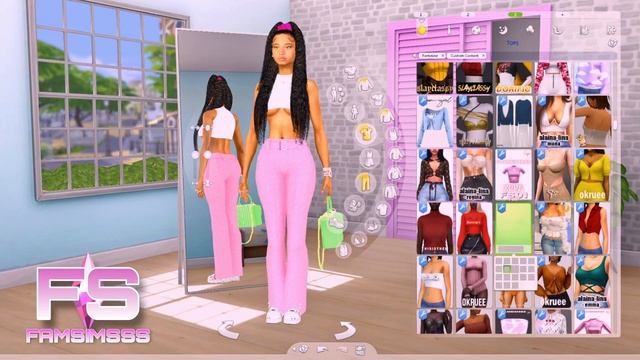 ✨ URBAN Y2K BLACK GIRL CC FOLDER & SIM DOWNLOAD | HAIR, EDGES, CHANEL+MORE!! | SIMS 4 LOOKBOOK смотреть онлайн
