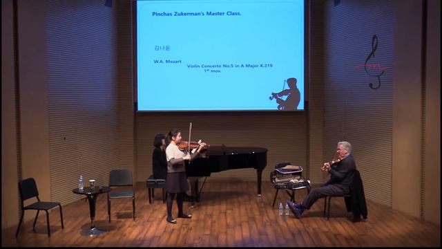 SCC 2016. 12 .8. - 핀커스 주커만 마스터 클래스 Pinchas Zukerman Masterclass 03 смотреть онлайн