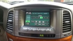 Краткий обзор штатной навигации Lexus LX470 2007 (для Арабского рынка UAE)