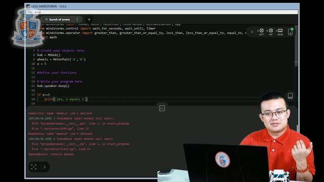 Learn Python for Mindstorms (LEGO 51515) Part 8: Dealing with Errors
