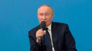 В первый день учебного года Владимир Путин провел открытый урок