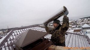 Сосульки на трубе дымохода, как правильно установить дымник.