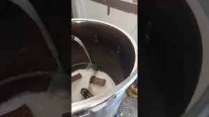 Варим в браге медные пыжи РПН. Лайфхак очистки меди от сернистых соединений.