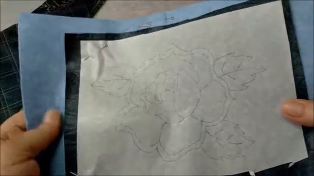 Как перенести рисунок на ткань, кожу, эко-кожу. смотреть онлайн