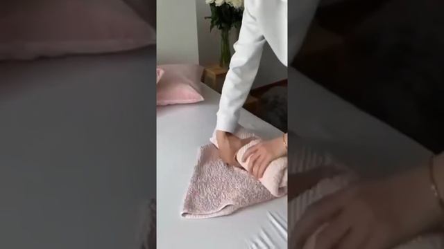 Складываем полотенца