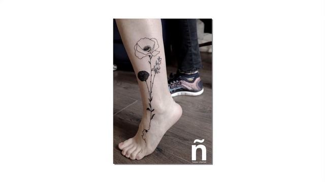 Beautiful Poppies Flowers Tattoo Design Ideas смотреть онлайн