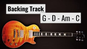 Rock Pop BACKING TRACK in G Major | 95 BPM | Guitar Backing Track