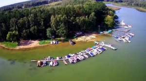 База отдыха "Салют" у деревни Алехново. Истринское водохранилище. hubsan h501s pro.