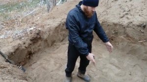 Землянка Строю ДОМ под ЗЕМЛЁЙ Часть 1.  Лесной ДОМ.10.2 куб.метра за 4.5 часа!!