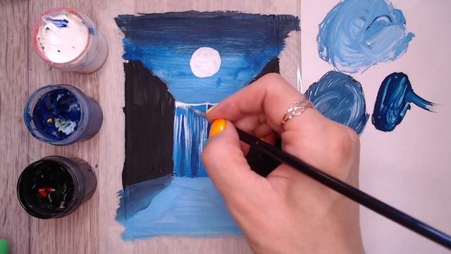 Как нарисовать водопад гуашью смотреть онлайн