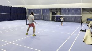 Бадминтон с сыном