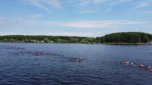 Заплыв на Можайском водохранилище - База отдыха Ильинский пляж 2022 г